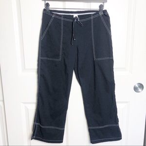Prana Capri black and white pants small